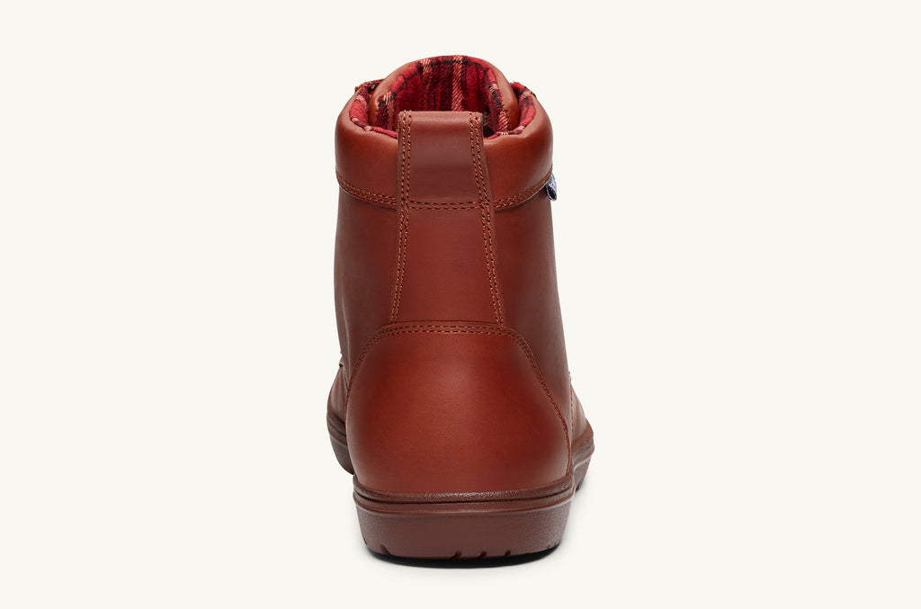Boulder Lems Cuero Botas Hombre Rojas Oscuro | TEW1812RF