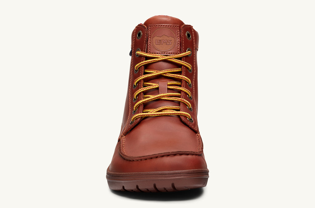 Boulder Lems Cuero Botas Mujer Rojas Oscuro | MIE8632QS
