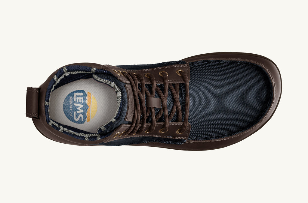 Boulder Lems Nylon Botas Hombre Azul Marino Marrones | PNA9677VZ