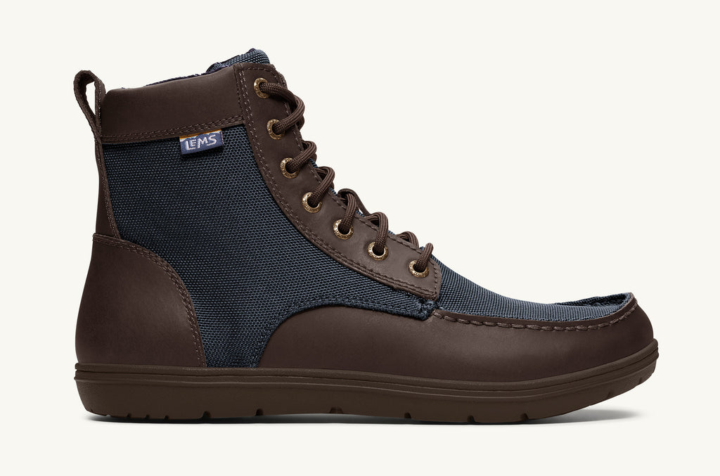 Boulder Lems Nylon Botas Mujer Azul Marino Marrones | XXH751DN