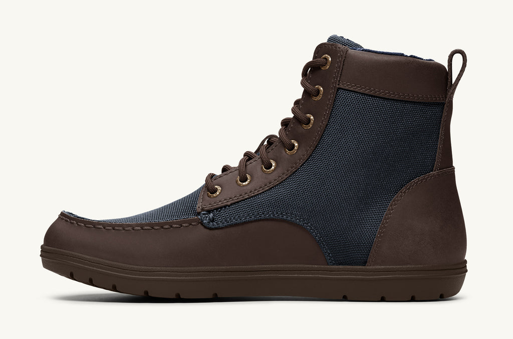 Boulder Lems Nylon Botas Mujer Azul Marino Marrones | XXH751DN