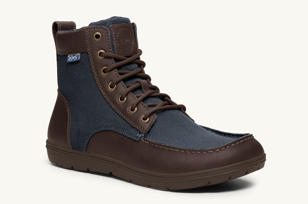 Boulder Lems Nylon Botas Mujer Azul Marino Marrones | XXH751DN