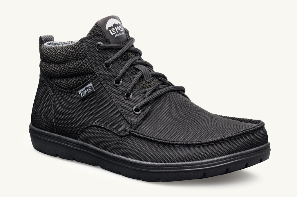 Boulder Lems Vegan Botas Hombre Negras | XCS4456YH