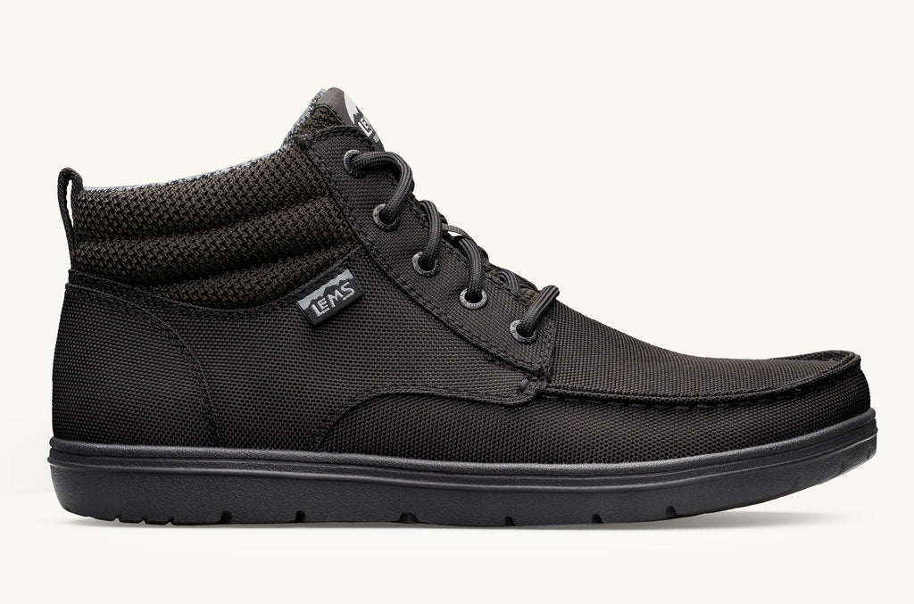 Boulder Lems Vegan Botas Hombre Negras | XCS4456YH