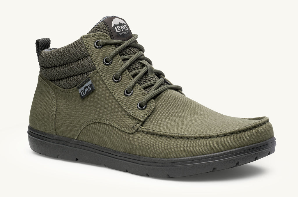 Boulder Lems Vegan Botas Hombre Verde | PBS9247ZQ