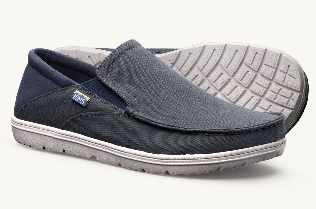 Drifter Lems Zapatos Slip On Hombre Gris Azul Marino | HKU8318EB