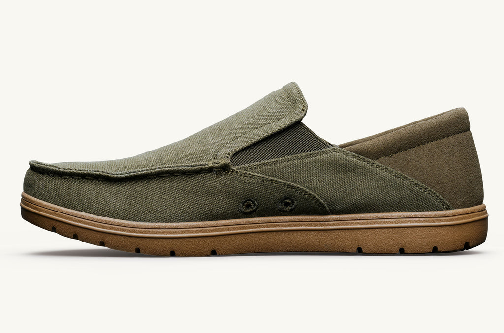 Drifter Lems Zapatos Slip On Hombre Verde Oliva | RGU9618XE