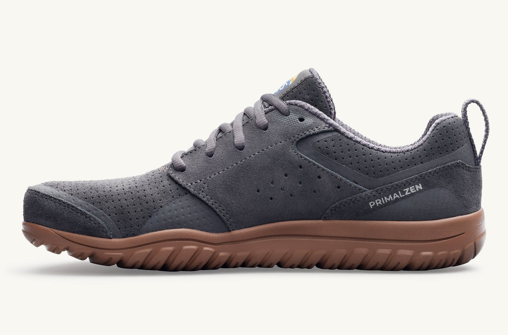 Primal Zen Lems Gamuza Zapatillas Mujer Gris Oscuro | BLR6580VK