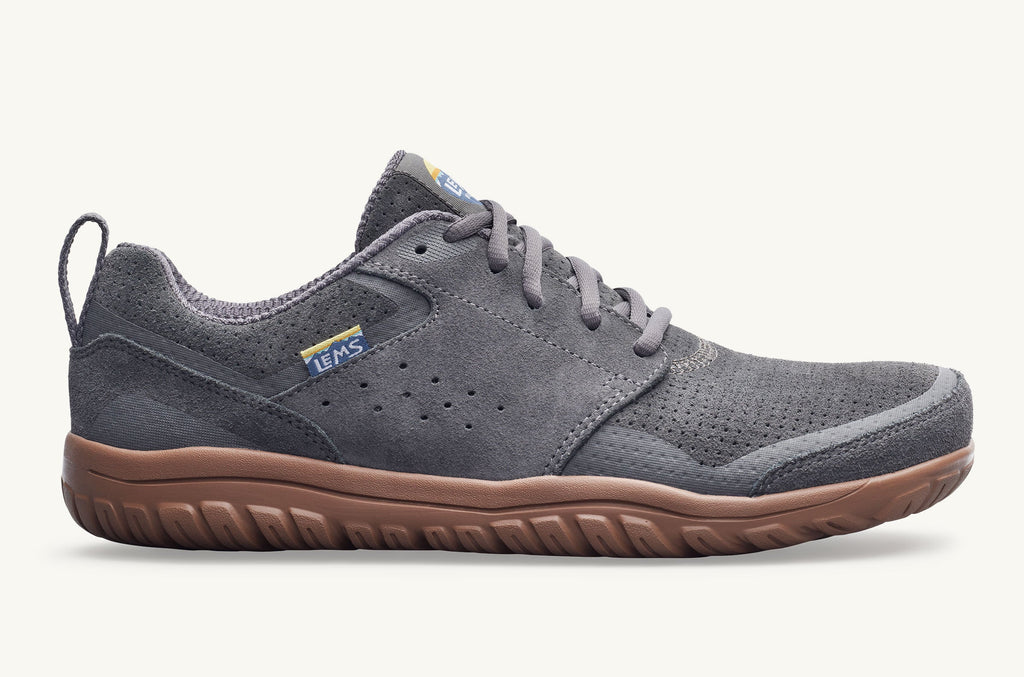 Primal Zen Lems Gamuza Zapatillas Mujer Gris Oscuro | BLR6580VK