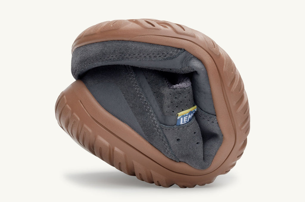 Primal Zen Lems Gamuza Zapatillas Mujer Gris Oscuro | BLR6580VK