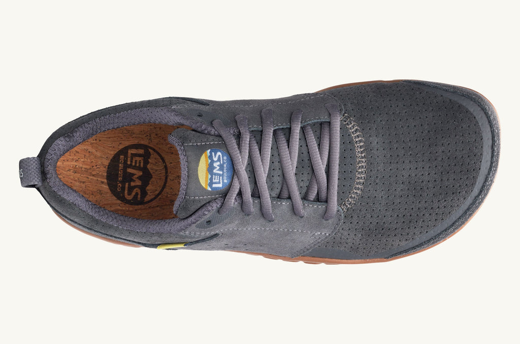 Primal Zen Lems Gamuza Zapatillas Mujer Gris Oscuro | BLR6580VK