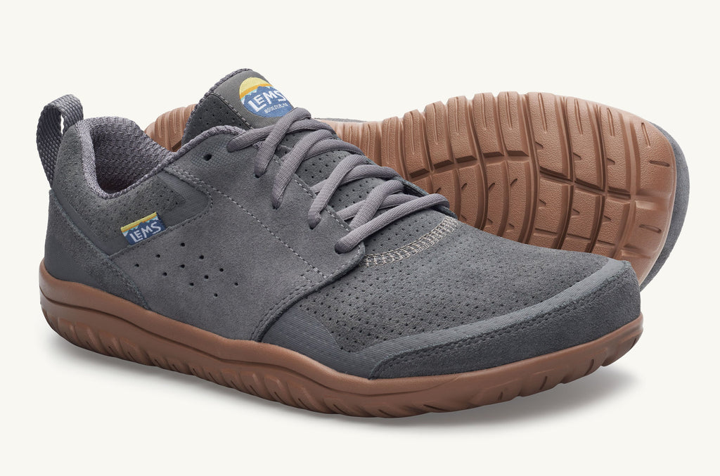 Primal Zen Lems Gamuza Zapatillas Mujer Gris Oscuro | BLR6580VK