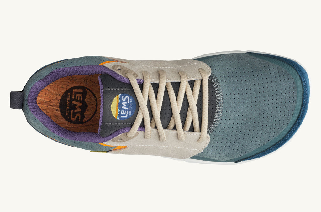 Primal Zen Lems Gamuza Zapatillas Mujer Azules Gris | XBV9330CO