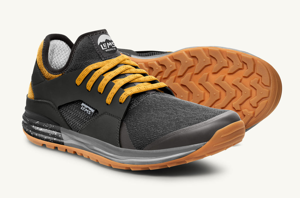 Mesa Lems Zapatillas Mujer Gris Oscuro Negras | SUI1753IZ